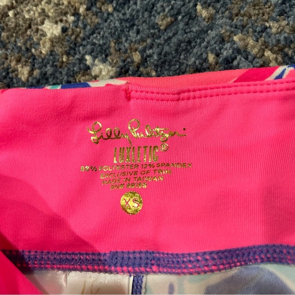 Lilly Pulitzer Luxletic Weekender Pop Up Jellies Be Jammin Leggings Size XS - Picture 4 of 8